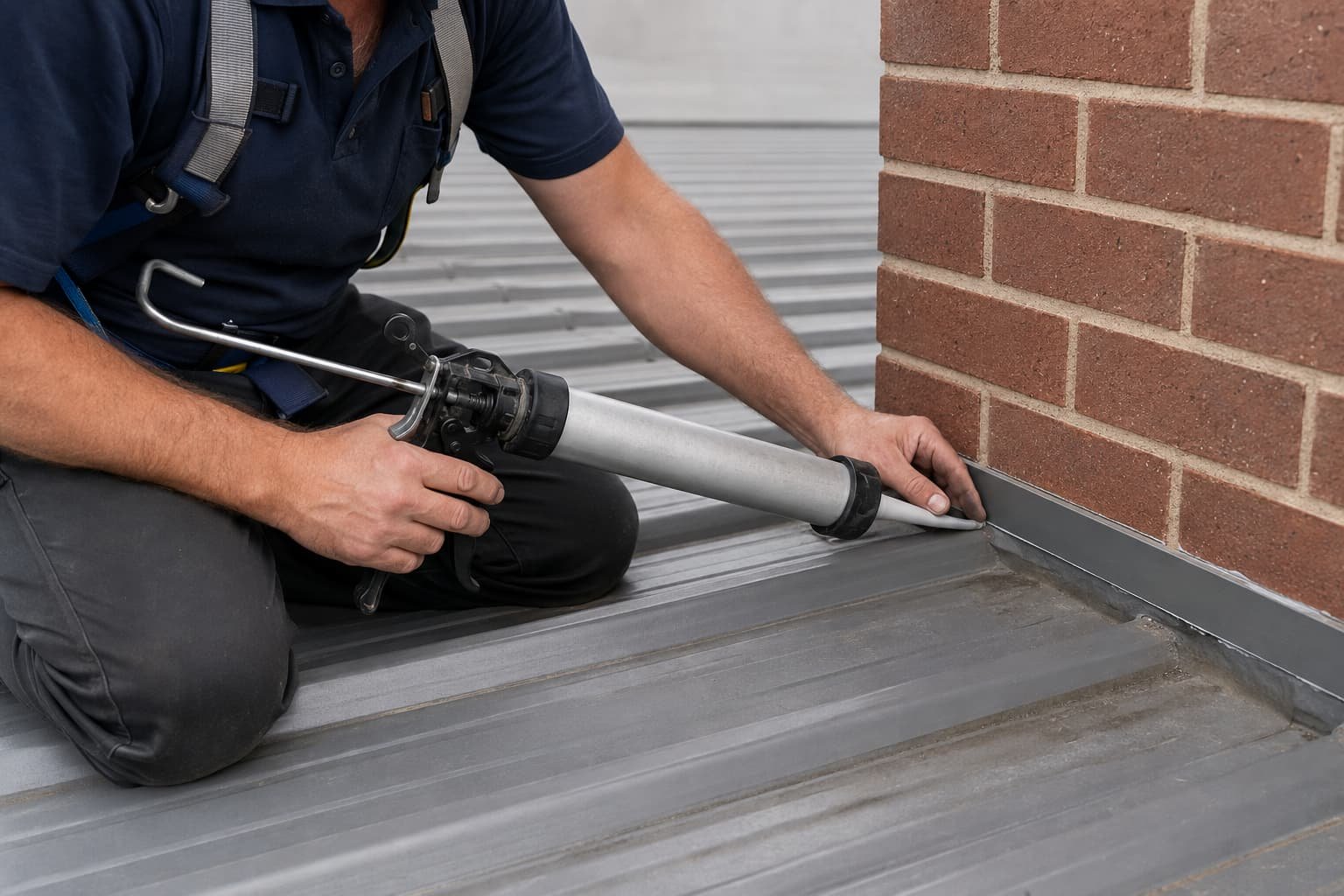 Roof leak repairs sealing flashing in Gold Coast